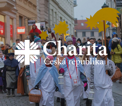 Charita pomáhá lidem. My pomáháme Charitě. A Vy pomáháte Třem králům. 
